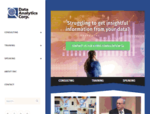 Tablet Screenshot of dataanalyticscorp.com